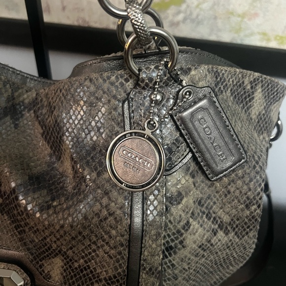 Coach Campbell Exotic Leather Large Satchel - Picture 2 of 14